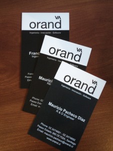 Tarjetas de Presentación Orand