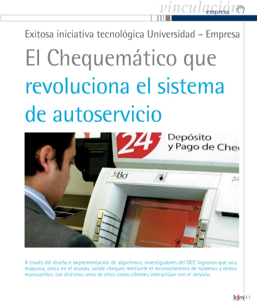 El Chequemático que revoluciona el sistema de autoservicios