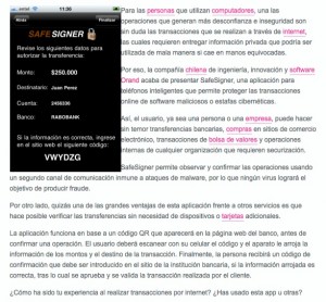 Lanzan SafeSigner, una app para smartphones que permite asegurar transacciones online